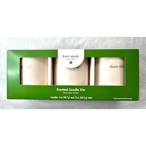 Kate‎ Spade x Target Scented Candle 3 Pack New In Box 1